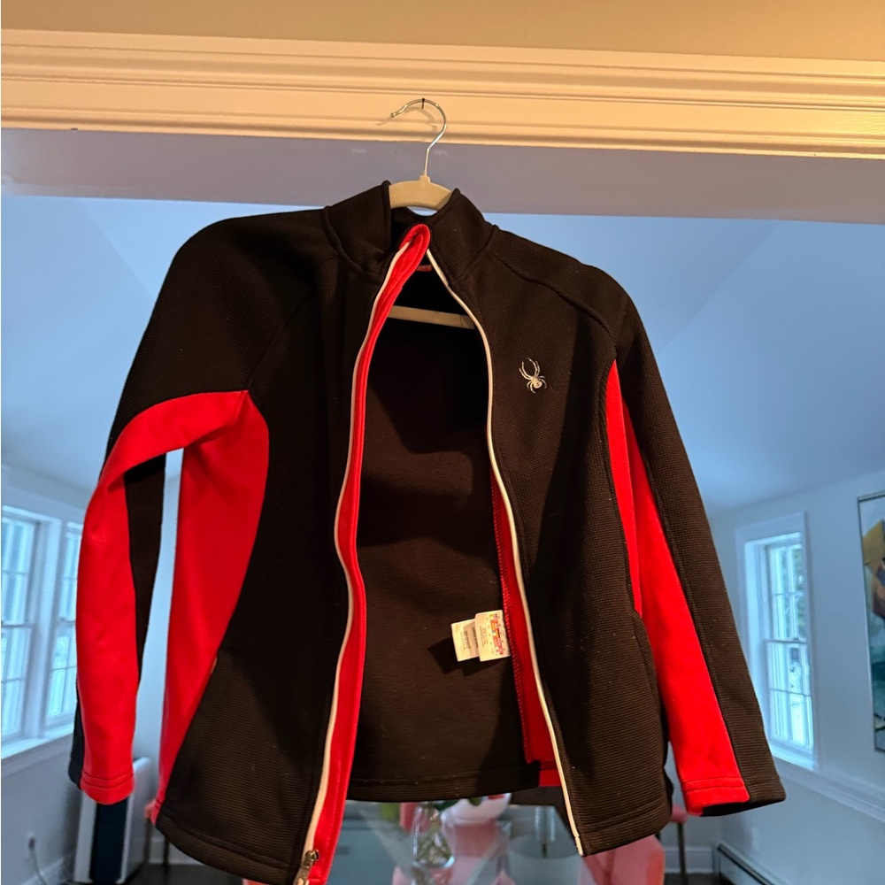Spyder youth full zip midlayer